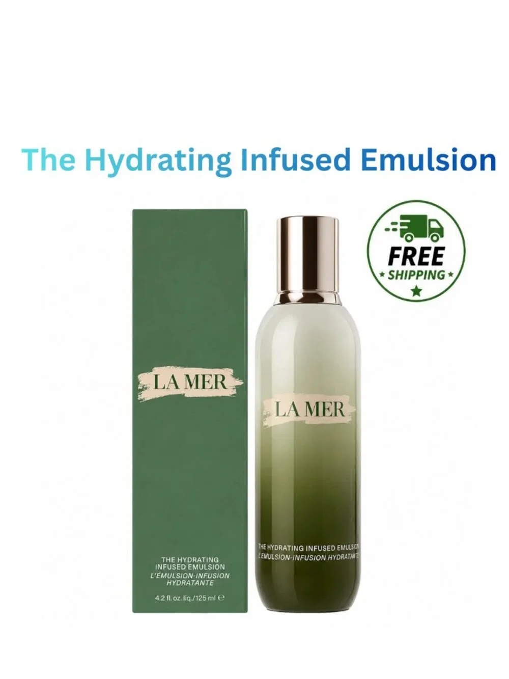 2X LA MER The Hydrating Infused Emulsion - 4.2fl. oz / 125ml - New
